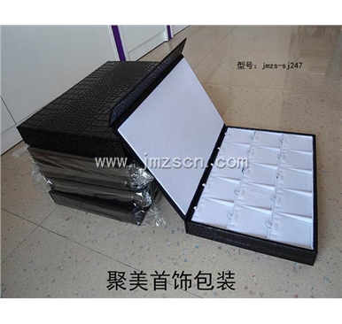 高档鳄鱼皮盒吊坠盘jmzs-sj247