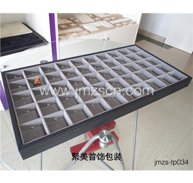 鳄鱼纹PU皮戒指盘jmzs-tp034