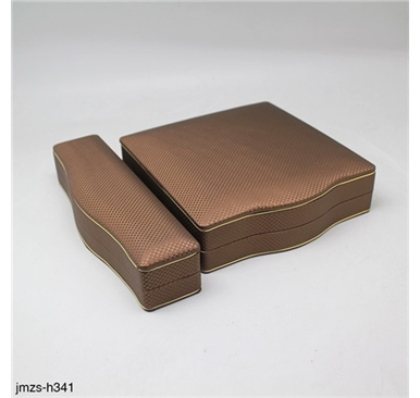 PU皮金属丝围边首饰盒 jmzs-h341